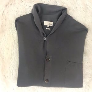 Jack Spade Gray 100% cotton cardigan size XL